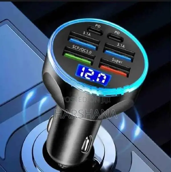 6 Ports Super Fast Car Chargers