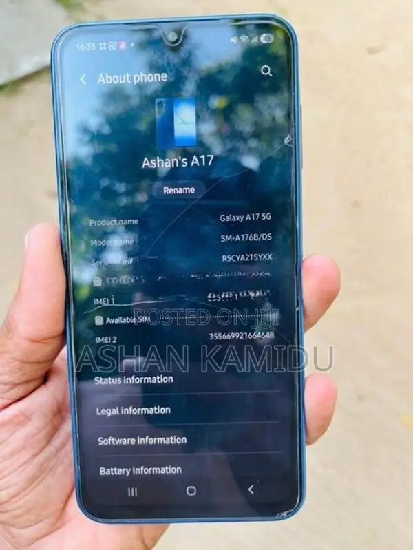 Samsung Galaxy A17 5G 8gb128 (Used)