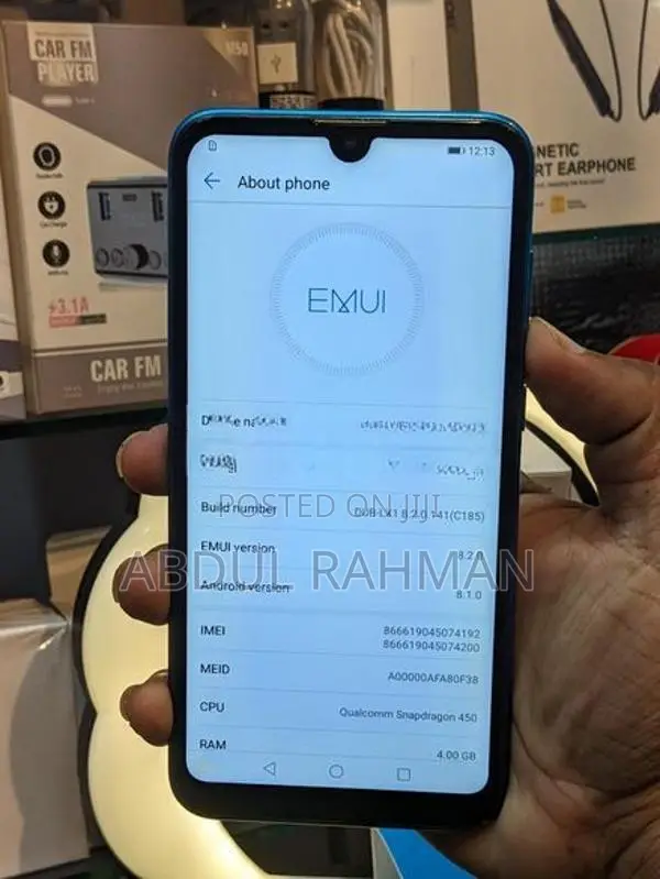 Huawei Y7 Pro Blue (Brand New)