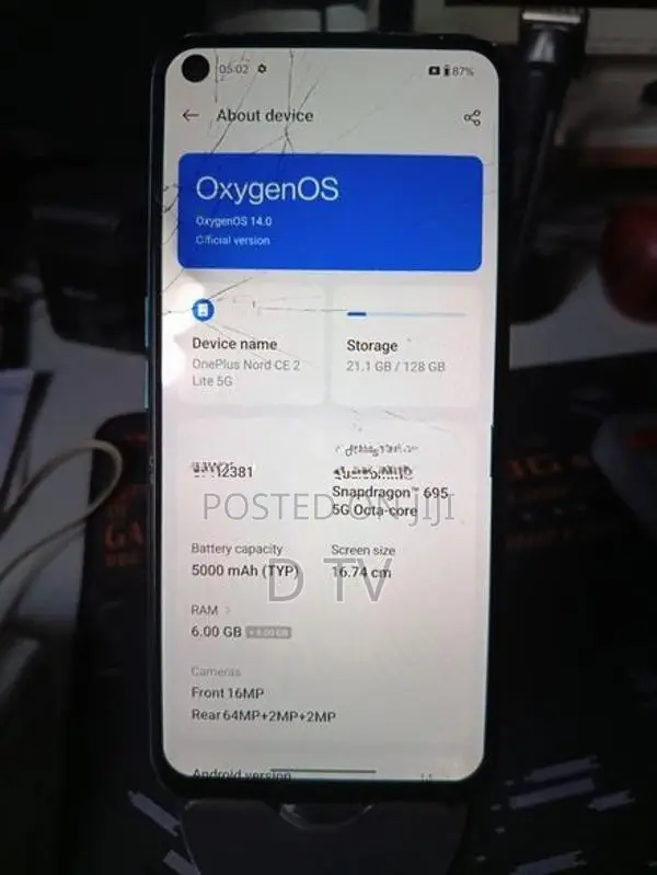 OnePlus Nord CE 2 Lite 6gb/128gb 120Hz (Used)