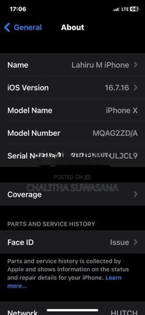 Apple iPhone X (Used)