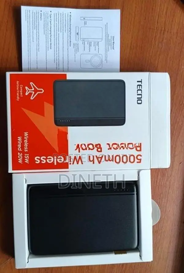 TECNO 5000mAh 15W Magnetic Wireless Power Bank