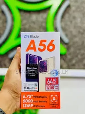 ZTE Blade A56|4GB RAM|128GB (Brand New)