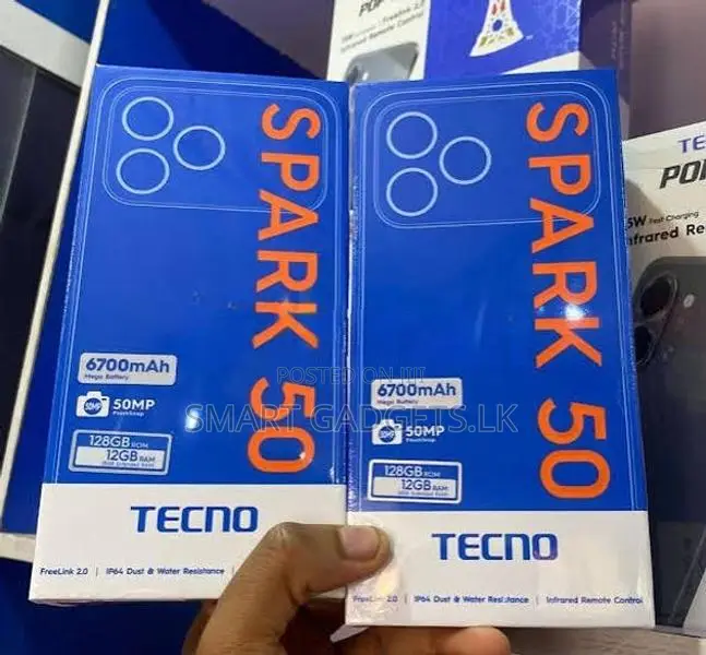 Tecno Spark 50 |4GB RAM|128GB (Brand New)