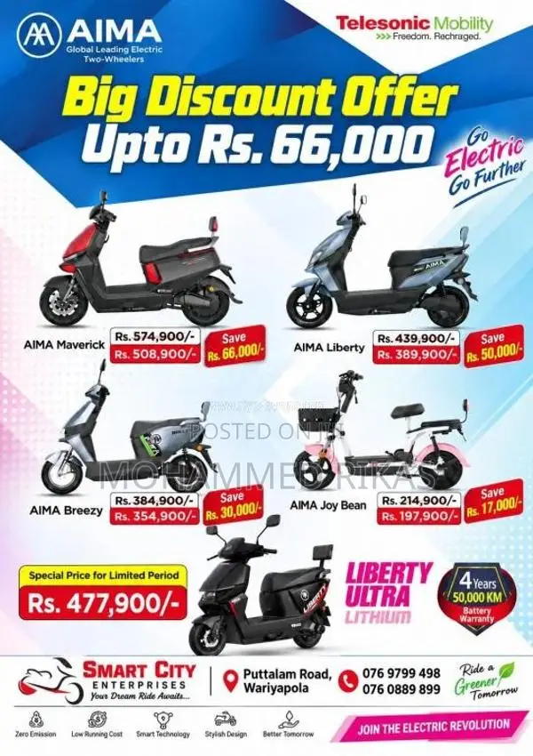 BMW Aima Electric 2026 Motorbike (Used)
