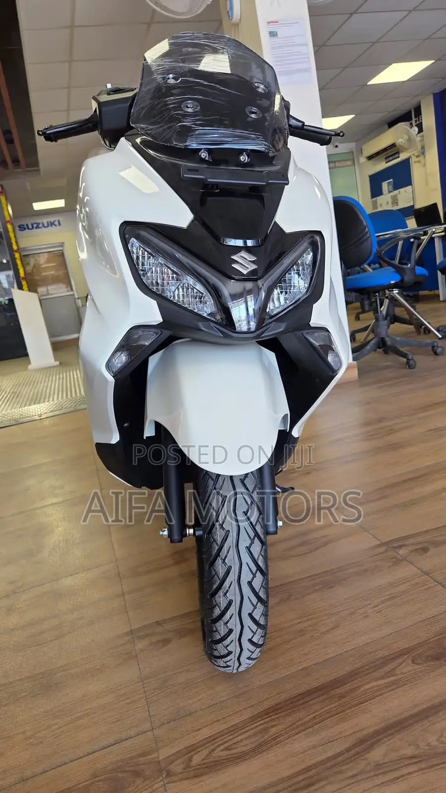 New Suzuki Burgman 2026 White