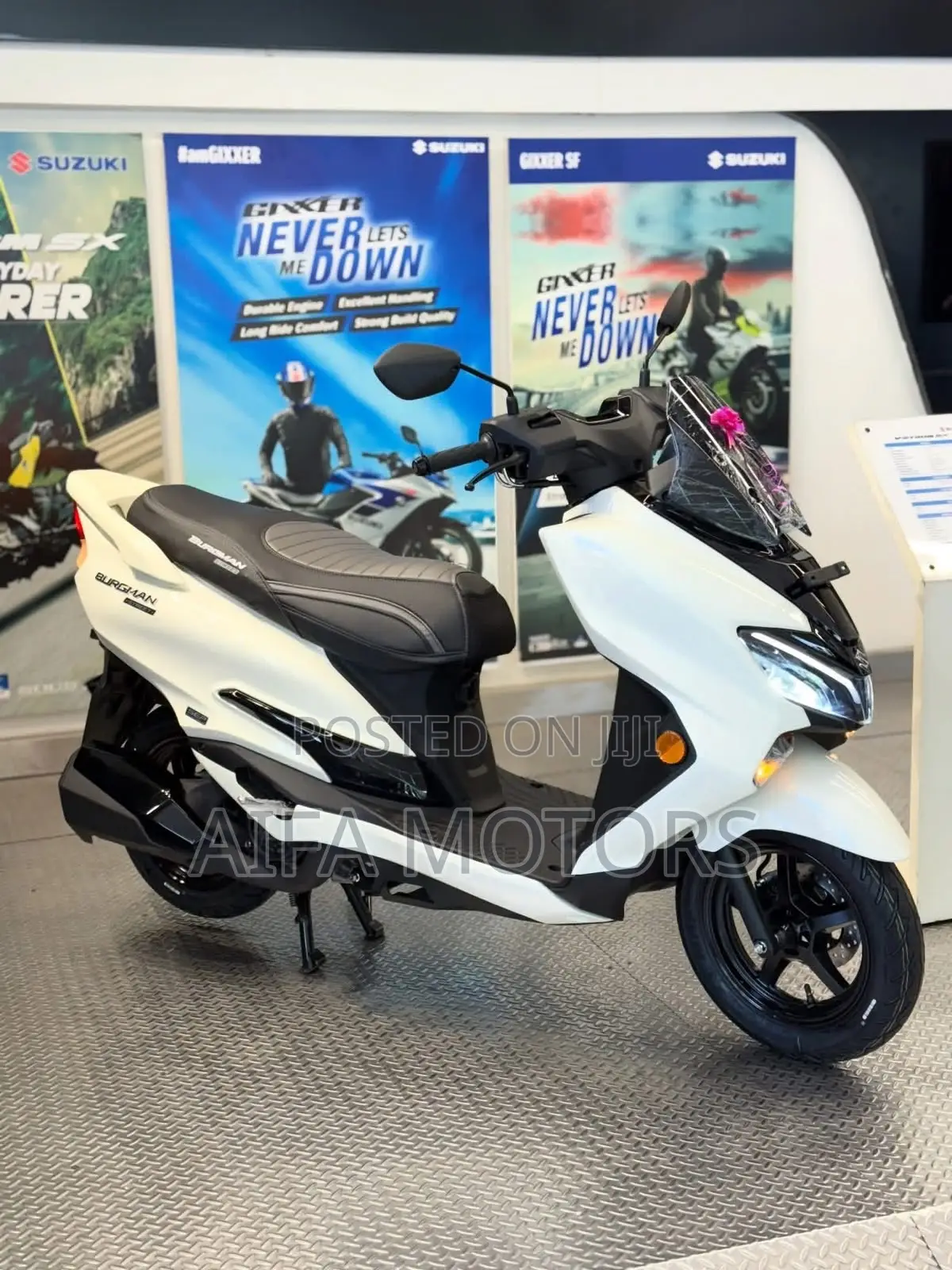 New Suzuki Burgman 2026 White