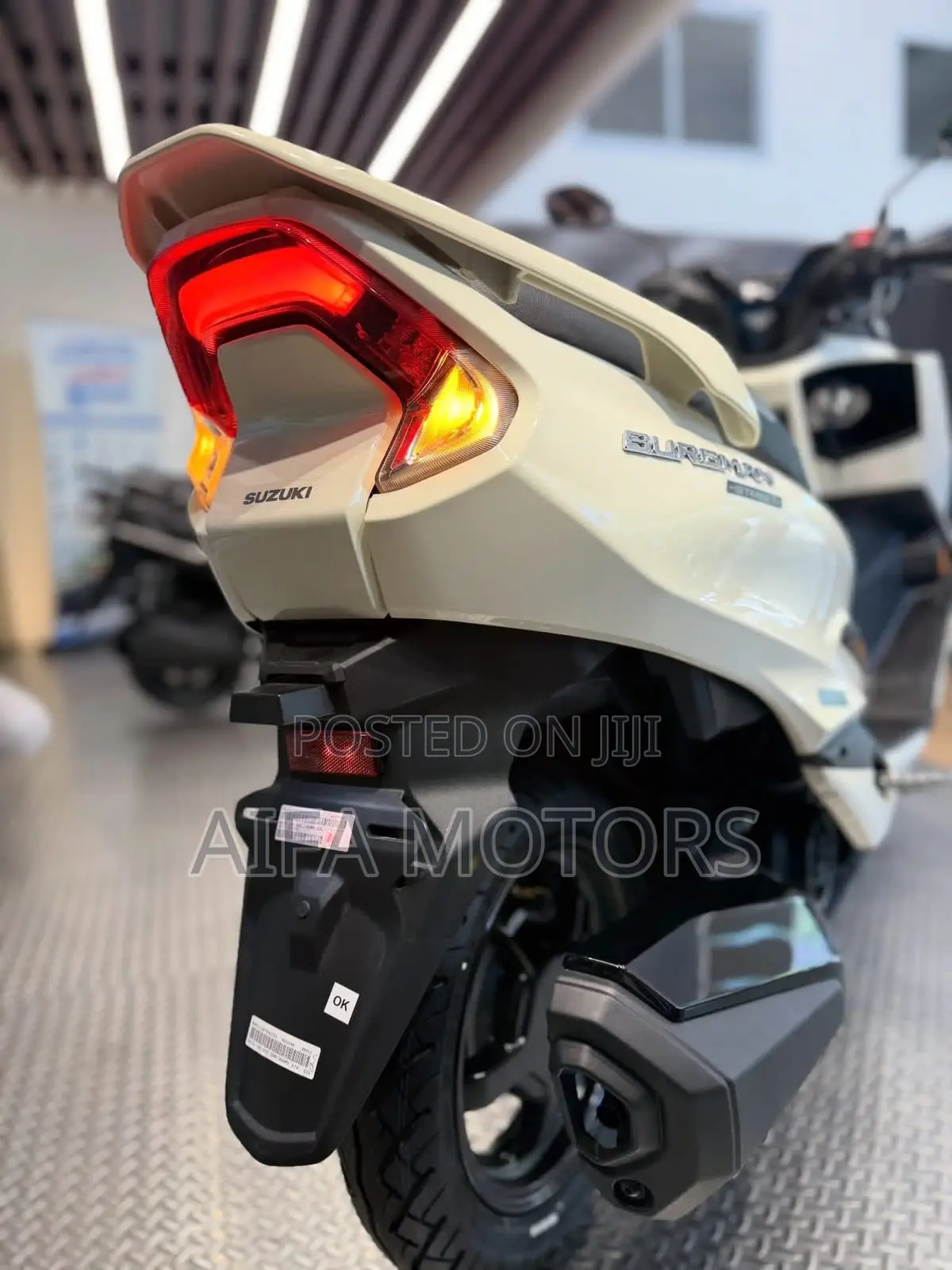 New Suzuki Burgman 2026 White