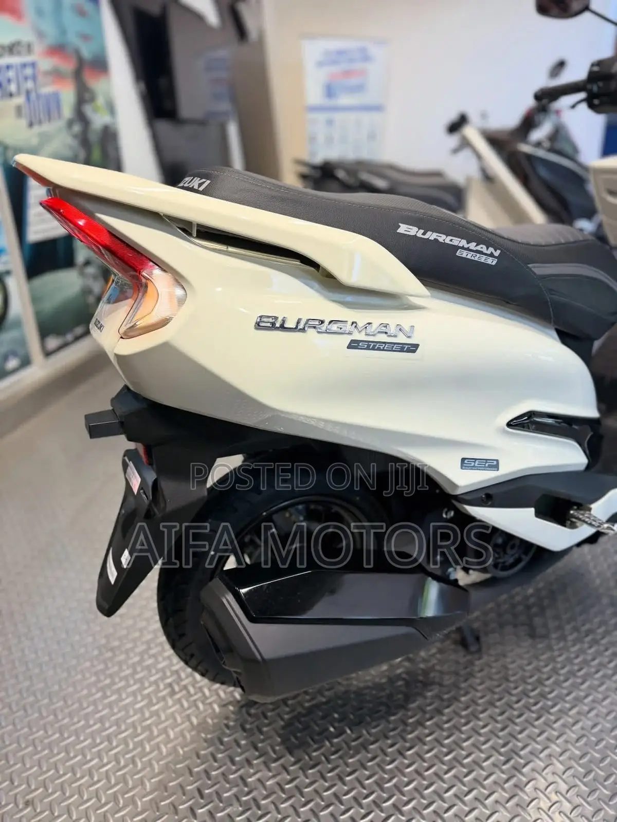 New Suzuki Burgman 2026 White
