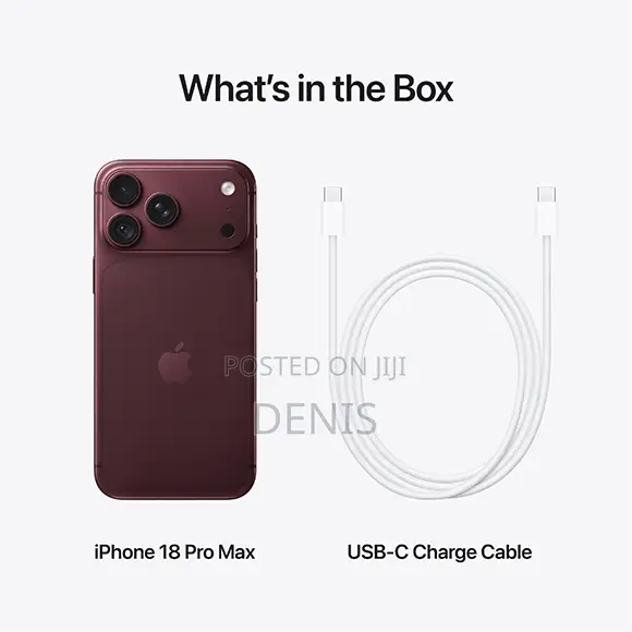 New Apple iPhone 18 Pro Max 512 GB Black