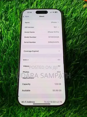 Apple iPhone 16 Pro GB (Used)