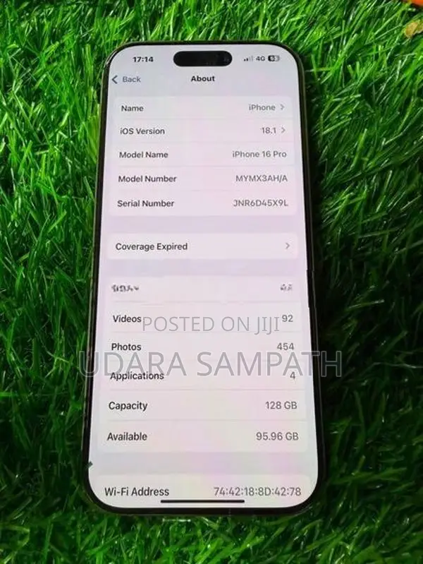 Apple iPhone 16 Pro GB (Used)