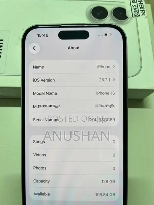 Apple iPhone 16 128GB (Used)