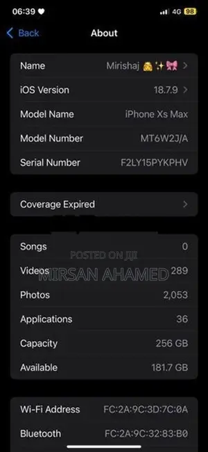 Apple iPhone XS Max (Used)