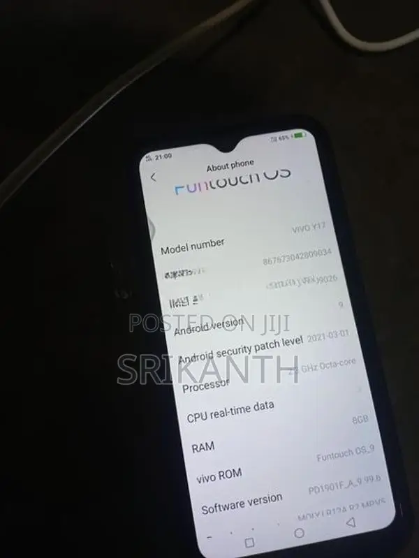 Vivo Y17 2021 (Used)