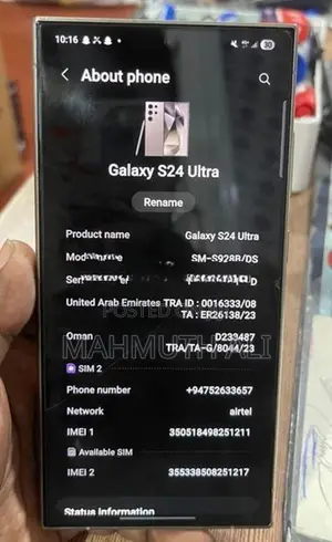 Samsung Galaxy S24 Ultra (Used)