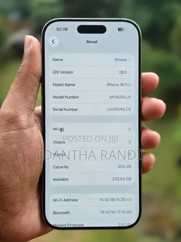 Apple iPhone 16 Pro (Used)