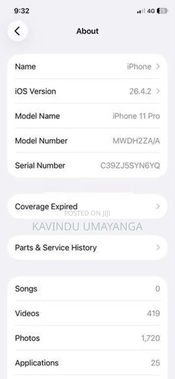 Apple iPhone 11 Pro (Used)