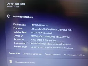 Laptop Acer Aspire 3 16GB Intel Core i3 HDD+SSD 256GB