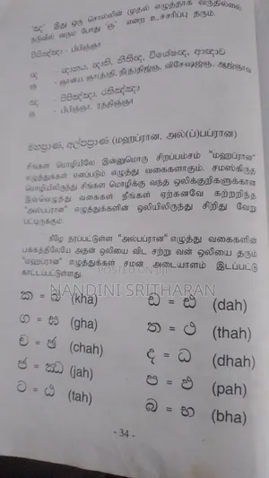 Spoken Sinhala Class Online