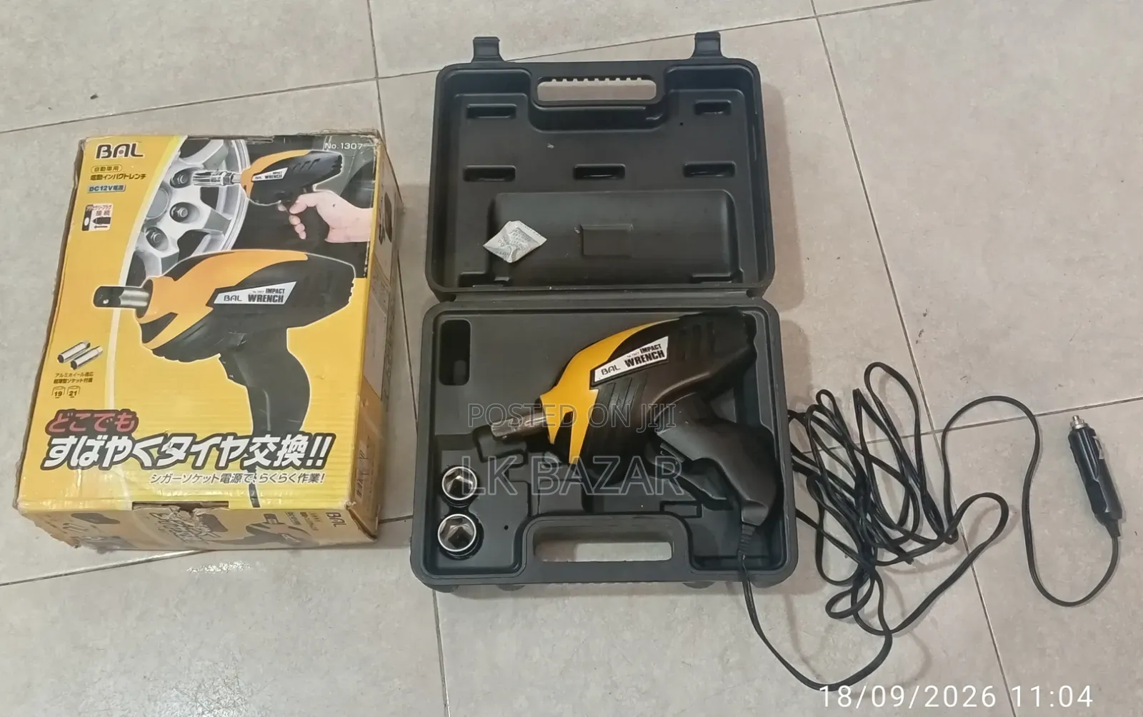  Original Japan Used BAL 12V Electric Impact Wrench