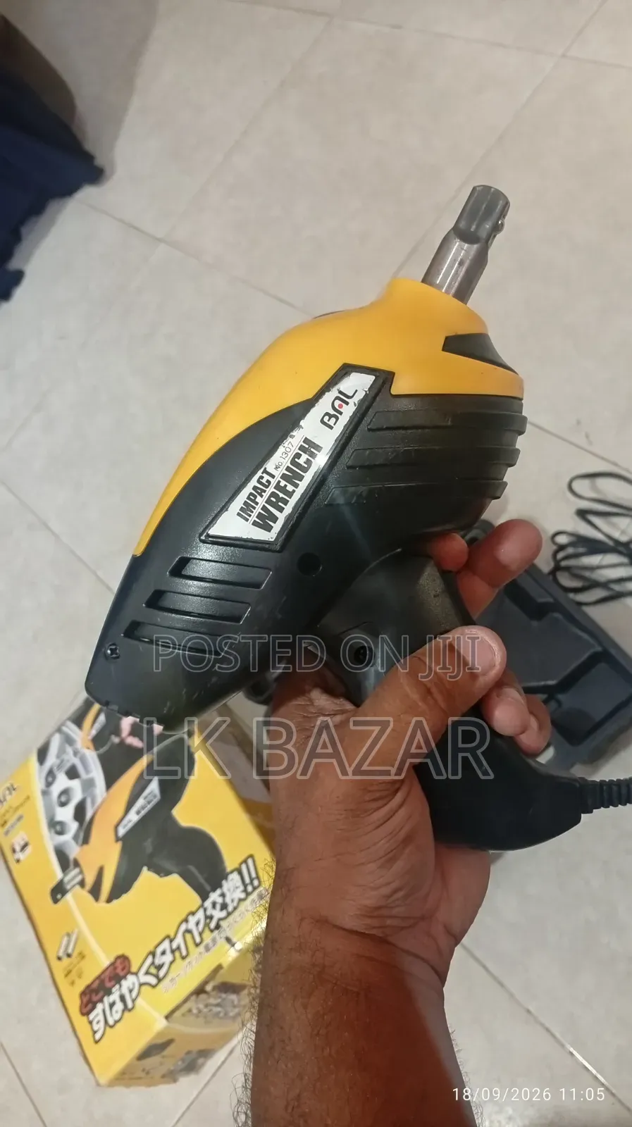  Original Japan Used BAL 12V Electric Impact Wrench