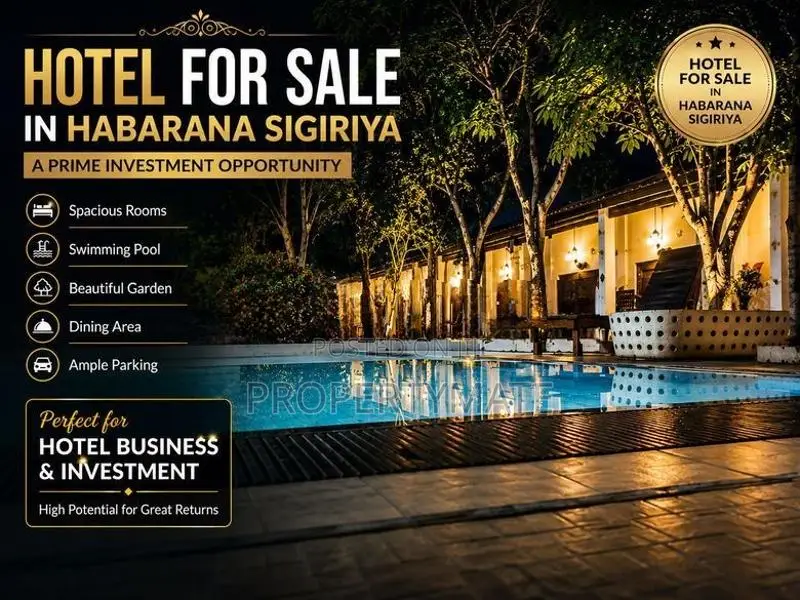Hotel for Sale in Habarana – Sigiriya