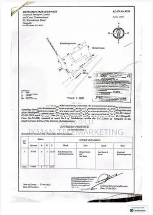 Land For Sale In Goyambokka, Tangalle