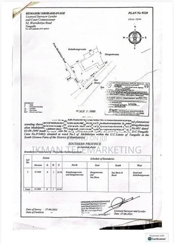 Land For Sale In Goyambokka, Tangalle