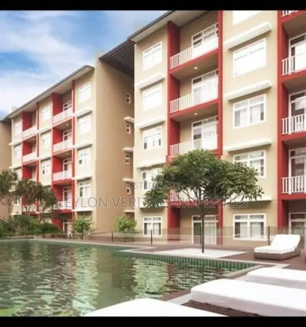 Viman Ja-Ela l Pool and Garden Facing 2BR Apartment for Sale
