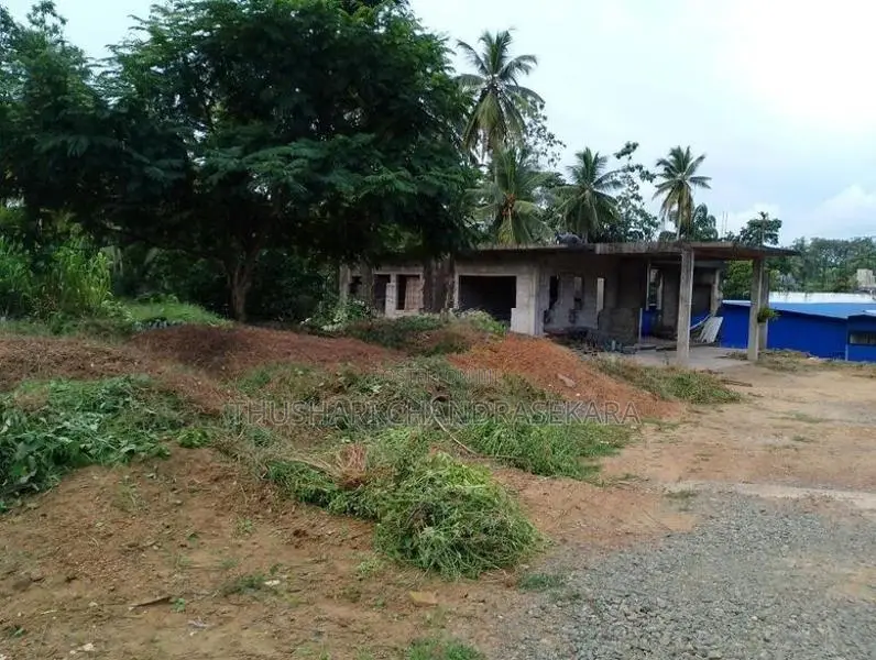 Land with Half Build House Near Diyagama Junction