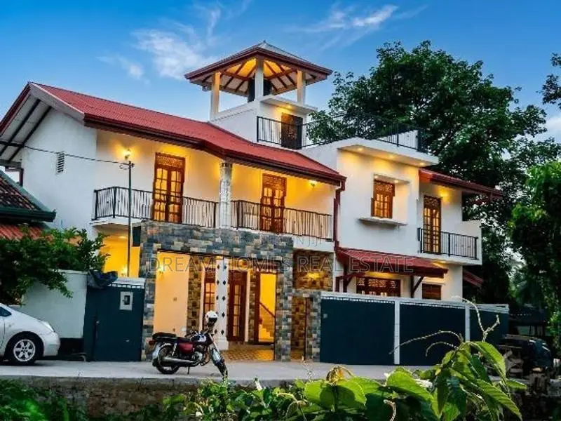 Paddy Facing Beautiful New House for Sale - Piliyandala