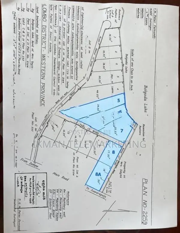 Land with Hotel for Sale in Bolgoda
