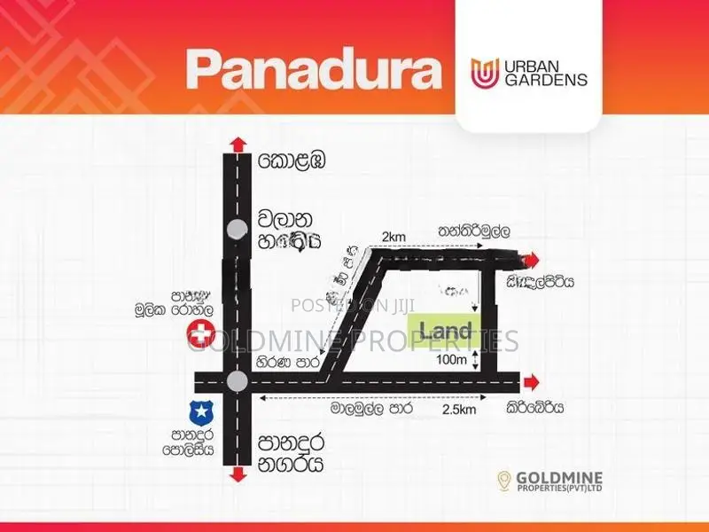 Land for sale in Panadura Hirana