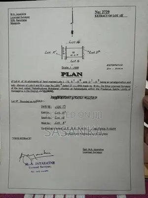 පිළියන්දල කහතුඩුව පර්චස් 10 ඉඩම විකිණීමට ඇත
