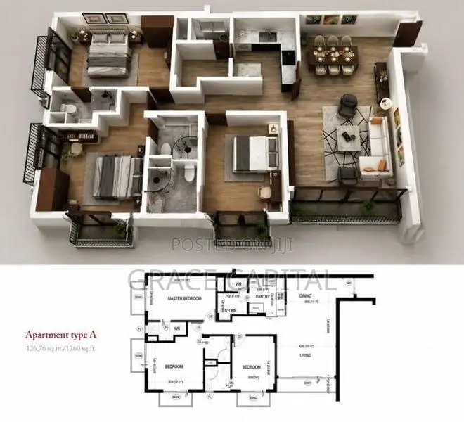 Fully furnished apartment for rent