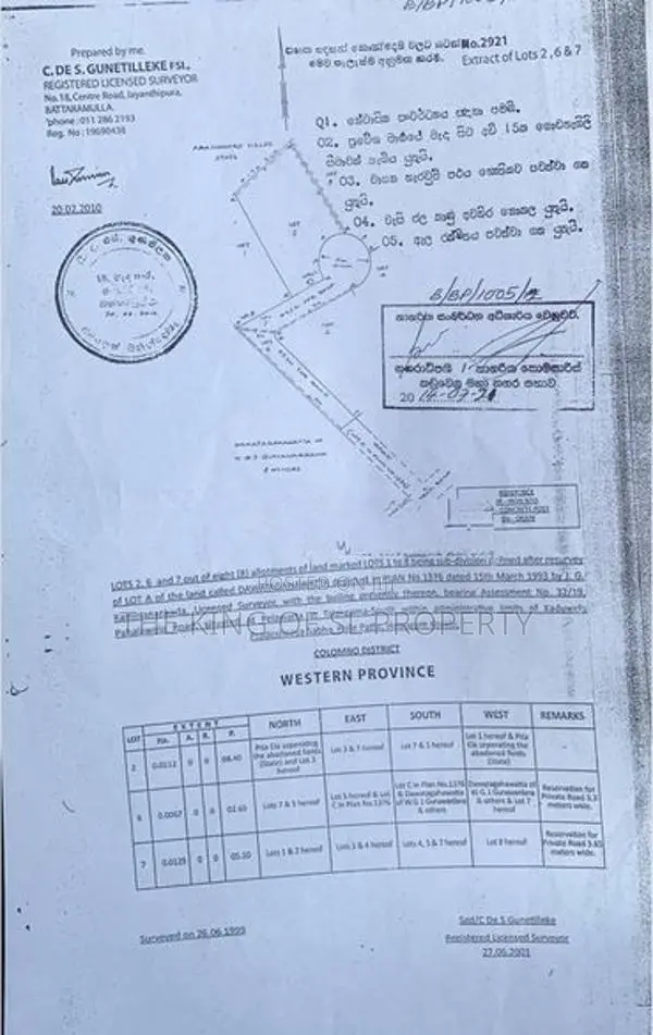 Land for sale in Battaramulla ( Pelawatta )
