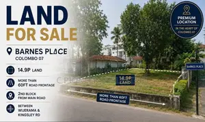 Land for Sale in Barnes Place Colombo 07