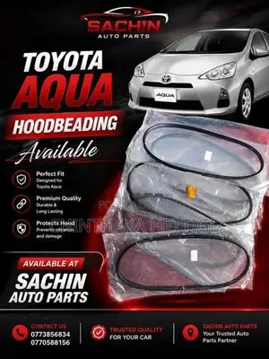 Toyota Aqua Hood Beading