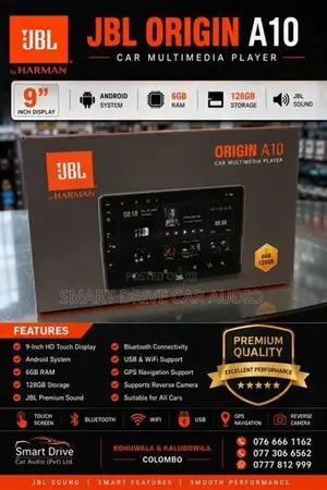 JBL A10 9-Inch Android Car Multimedia Player 6GB RAM 128GB