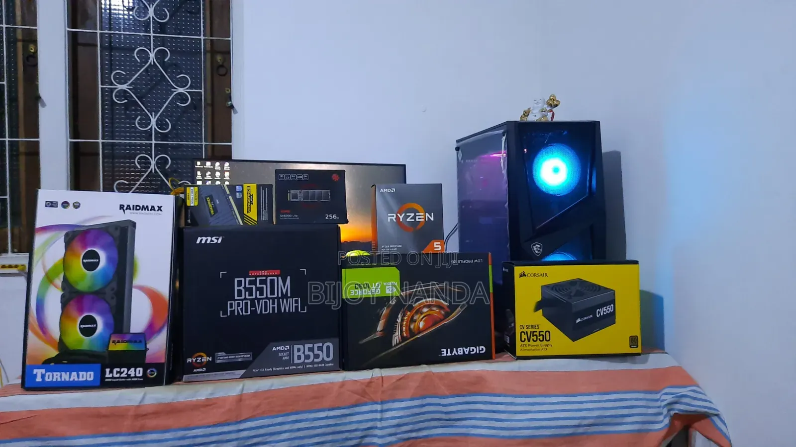 New Desktop Computer 16GB AMD Ryzen 5 HDD+SSD 2T