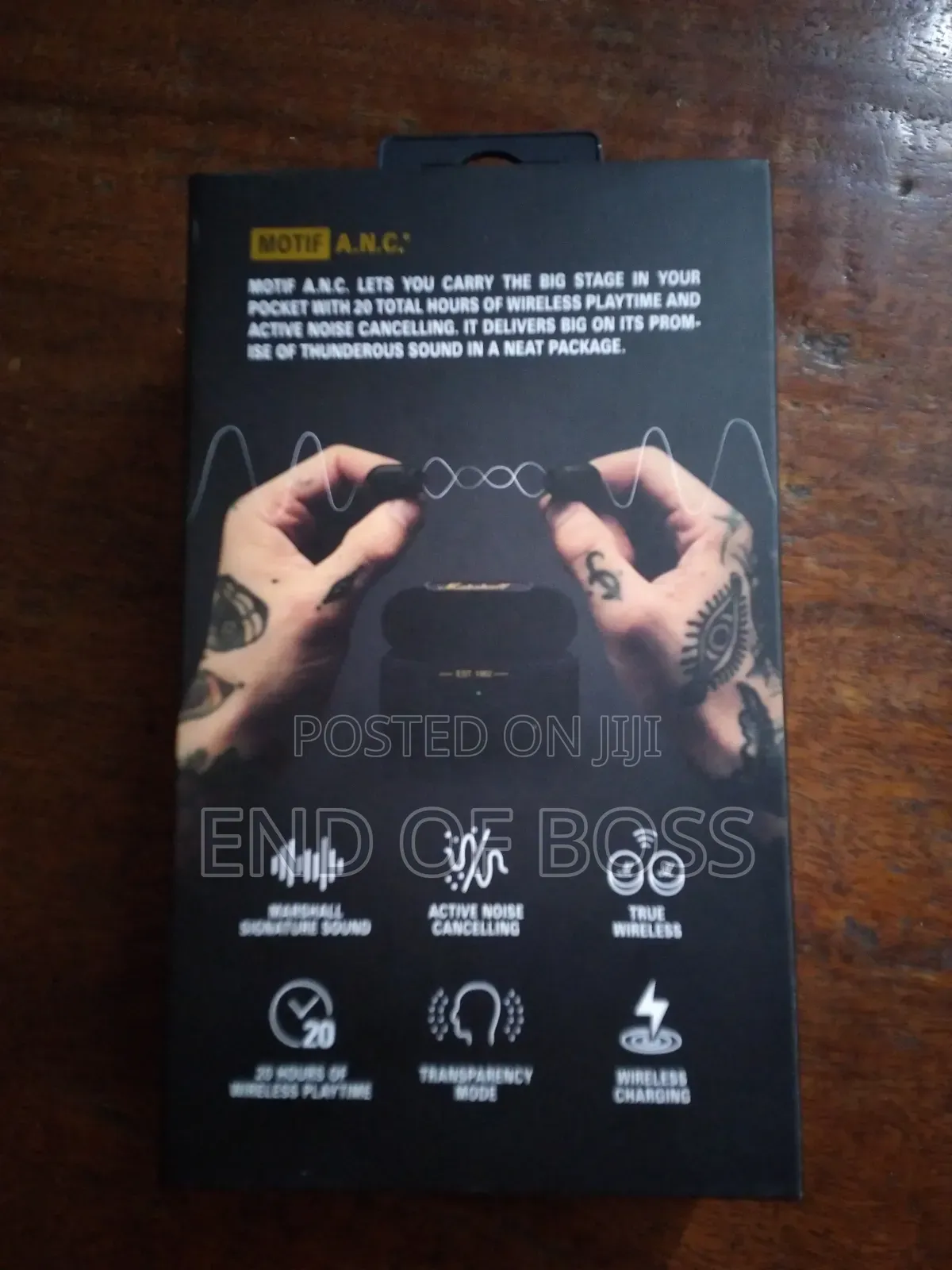 An Authentic Marshall Motif A.N.C.1st Generation True Wireless Earbuds
