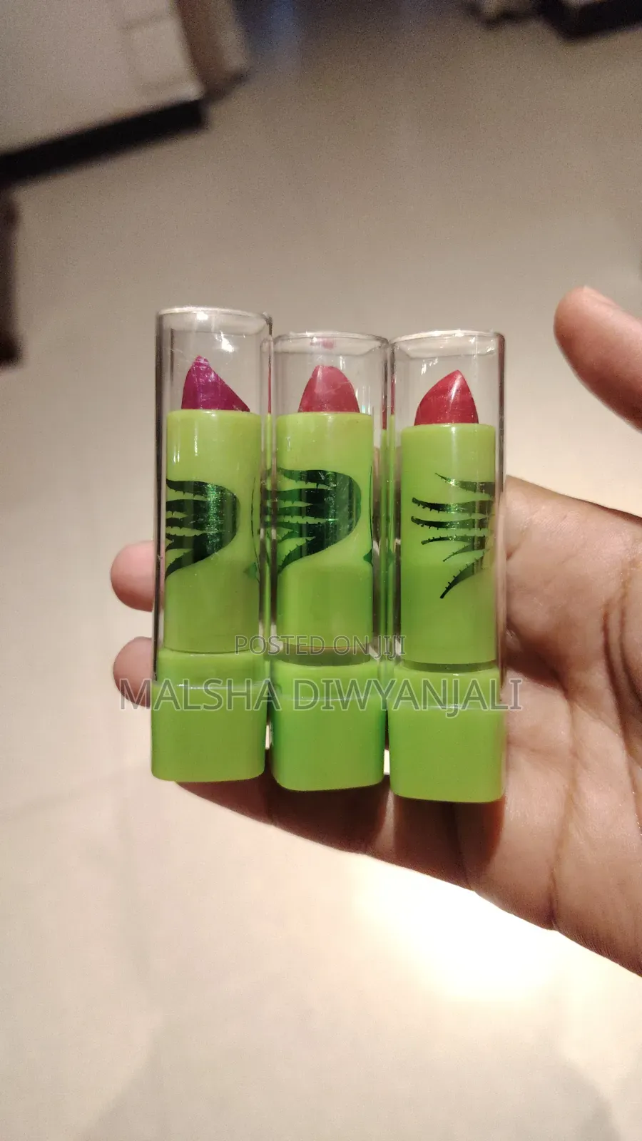 3 Colour Lipsticks Buy 3 Only 870/=