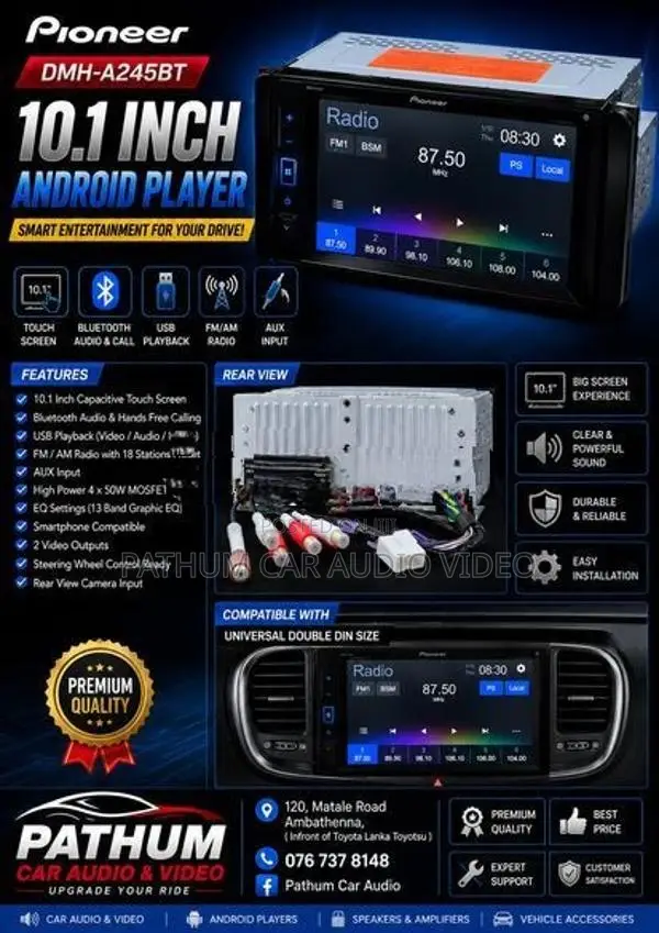 PIONEER DMH-A245BT Player