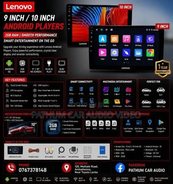 KDH 2018 Lenovo 2GB Android Player with Frame