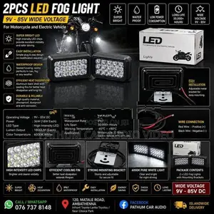 2pcs Fog Light 9V-85V