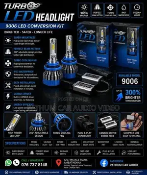 LED Head Light 9006 Turbo Branded