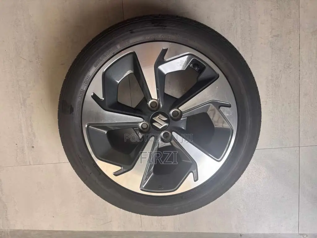 Suzuki swift 2024 alloy wheel set and Tyres for Car