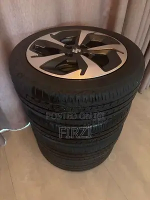 Suzuki swift 2024 alloy wheel set and Tyres for Car