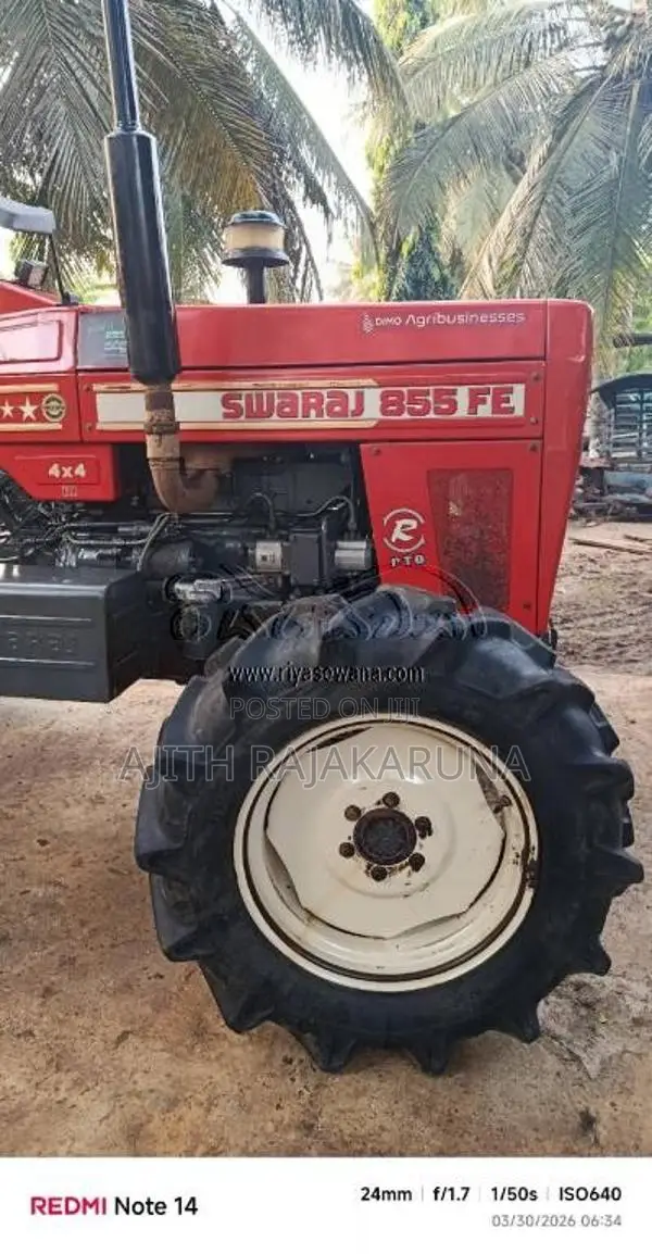 Swaraj 855 FE 2021 Tractor (Used)
